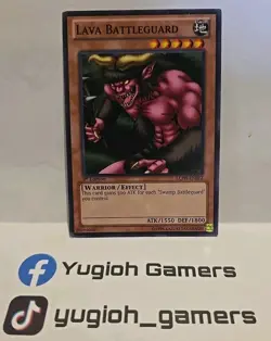 YUGIOH LAVA BATTLEGUARD LCJW 1ST EDITION COMMON LIGHT PLAYED - Image 1