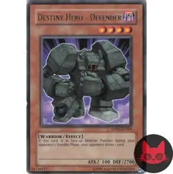 Yugioh Destiny HERO - Defender DP05-EN006 Rare MP - Image 1