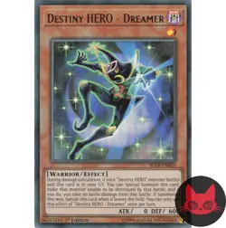 Yugioh Destiny HERO - Dreamer BLLR-EN024 Ultra Rare 1st Edition NM - Image 1