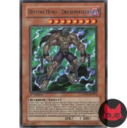 Yugioh Destiny HERO - Dreadmaster DP05-EN004 Rare 1st Edition LP - Image 1