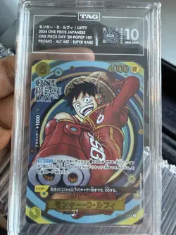 Japanese Monkey D. Luffy OP07-109 Alternate Art One Piece Day'24 Promo TAG 10 - Image 1