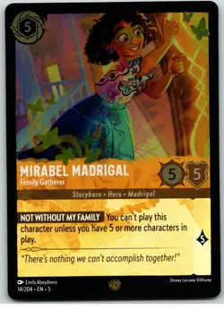 #14 Mirabel Madrigal - Family Gatherer COLD FOIL Disney Lorcana Shimmering Skies - Image 1
