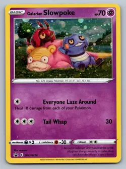 Galarian Slowpoke SWSH126 Holo Promo Sword & Shield Promo Pokemon NM - Image 1