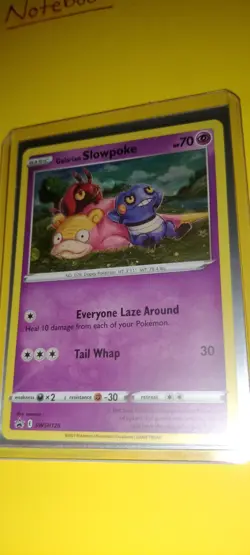 Galarian Slowpoke SWSH126 Holo P Sword & Shield Promo Pokemon Holo Near Mint - Image 2