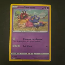 Pokemon Galarian Slowpoke Promo SWSH126 Sword & Shield Holo Basic 70 HP - Image 1