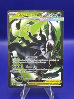 Mega Darkrai ex 101/084 Ultra Rare Full Art Pitch Black Pokemon TCG English NM - Image 1