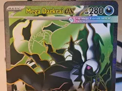 Pokemon TCG Mega Darkrai EX 101/084 Pitch Black Ultra Rare Full Art Holo - Image 2