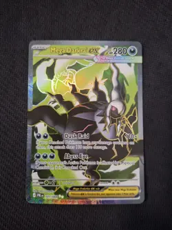 Pokemon Mega Darkrai ex 101/084 Full Art Ultra Rare Holo Near Mint Pitch Black - Image 1