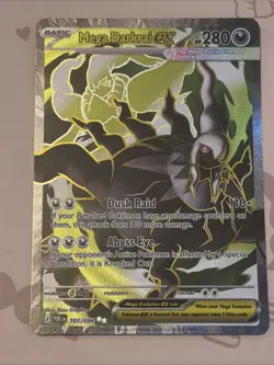 Mega Darkrai ex 101/084 Pokemon TCG Ultra Rare Full Art Holo Pitch Black - Image 1