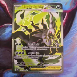 Mega Darkrai ex 101/084 Pokemon TCG Ultra Rare Full Art Holo Pitch Black - Image 1