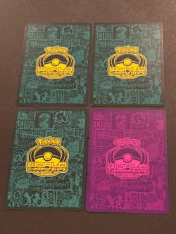 Pokemon World Championships 2022 Decidueye, Genesect V, & Lumineon V 4 Card Lot - Image 2