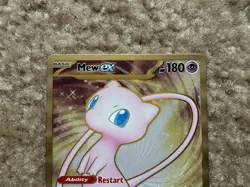 2023 Pokemon Mew ex Full Art 151 Gold Metal Card 205/165 Promo - Image 2