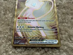 2023 Pokemon Mew ex Full Art 151 Gold Metal Card 205/165 Promo - Image 3
