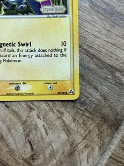 Magnemite 59/92 EX Legend Maker Reverse Holo Pokemon Card Damaged Binder Card - Image 5