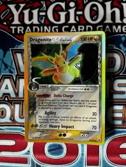 Pokemon TCG Dragonite EX Delta Holo Rare Card 3/113 Delta Species 2005 - Image 1