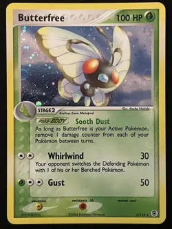 Pokemon Card - Butterfree FireRed & LeafGreen 2/112 Holo Rare - Image 1