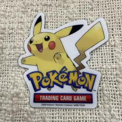 2022 Pokemon Trading Card Game Pikachu Logo Magnet - Image 1