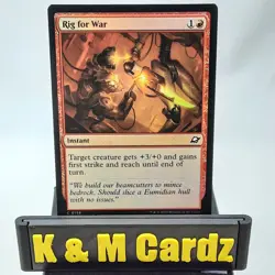 MTG - Edge of Eternities - Rig for War - Foil - #156 - NM - Image 1
