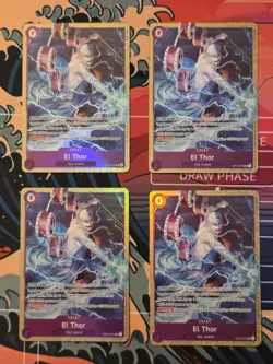 El Thor OP15-075 Premium Card Collection 4x Playset - Image 1