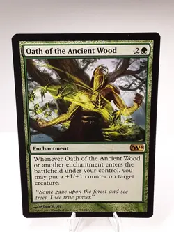 MTG - M14 - Oath of the Ancient Wood - #187 - Lightly Played - Image 1