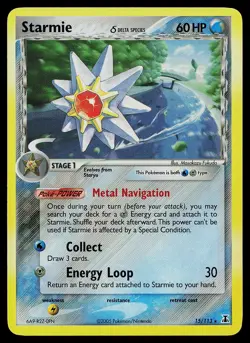 Pokemon Card - Starmie Delta Species 15/113 Holo Rare - Image 1
