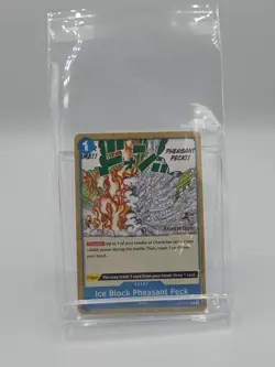 Ice Block Pheasant Peck C Legacy of the Master Release Event Cards OP12-057 NM - Image 1