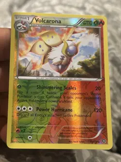 Volcarona - 15/114 - Pokemon Steam Siege XY Reverse Holo Rare Card LP - Image 1
