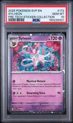 Sylveon - 172 (Cosmos Holo) 172 Sv: Scarlet & Violet Promo Cards Holo PSA 10 - Image 1