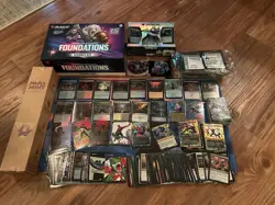 Magic The Gathering Lot Mtg Seb McKinnon Spiderman Final Fantasy Kmc Finnstark - Image 1