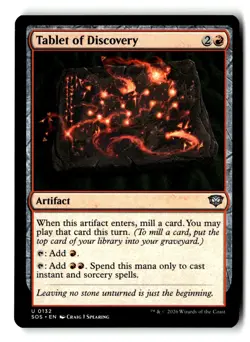 Tablet of Discovery 132 Uncommon Secrets of Strixhaven Magic: The Gathering NM - Image 1