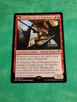 Magic: The Gathering Origins Chandra Fire of Kaladesh/Chandra Roaring Flame LP - Image 1