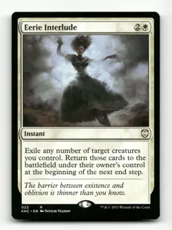 Eerie Interlude Commander: Kaldheim #22 Rare - Image 1