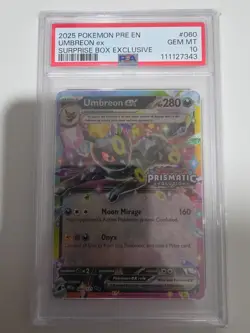 PSA 10 Pokemon TCG Umbreon EX 060/131 Holo Rare Stamped Prismatic Evolutions - Image 1