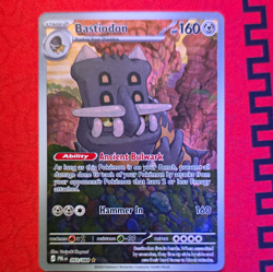Nintendo Pokemon TCG Bastiodon Paldea Evolved 093/084 Rare Holo EN 2026 - Image 1
