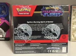 Pokemon TCG: Phantasmal Flames Factory Sealed Booster Box W/ ACRYLIC Case - Image 2