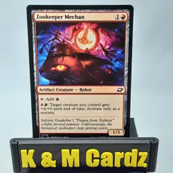 MTG - Edge of Eternities - Zookeeper Mechan - #170 - NM - Playset x4 - Image 1