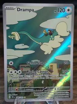 Pokemon Drampa Illustration Rare Full Art Holo SV05 Temporal Forces 184/162 - Image 1