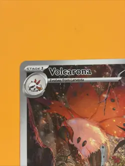 Pokemon Black Bolt Volcarona Illustration Rare #100/086 NM - Image 2