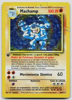 Machamp 15/110 Legendary Collection Pokemon DMG crease - Image 1