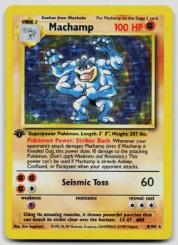 Machamp 8/102 Deck Exclusives Pokemon MP - Image 1