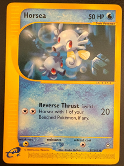 Pokemon TCG Horsea Aquapolis 85/147 Regular LP - Image 1