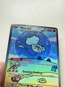 D-I-Y Mew ex 232/091 Pokemon Paldean Fates Bubble Mew Holo Thick-cut - Image 3