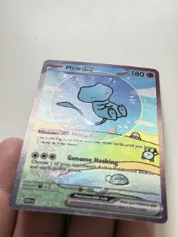 D-I-Y Mew ex 232/091 Pokemon Paldean Fates Bubble Mew Holo Thick-cut - Image 4