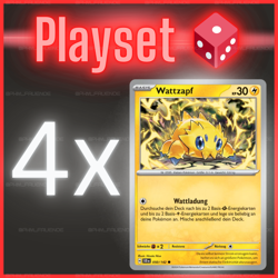 4x Wattzapf 050/142 SCR 🟢NM 🇩🇪Deutsch 🎲Playset Pokemon - Image 1