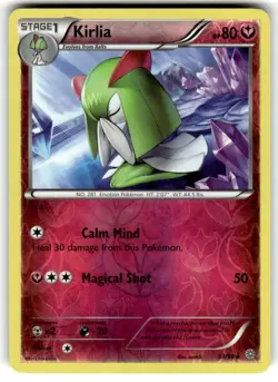 Kirlia 53/98 Uncommon Ancient Origins Pokemon Reverse Holo Near Mint - Image 1