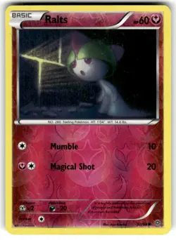 Ralts 52/98 Common Ancient Origins Pokemon Reverse Holo Near Mint - Image 1