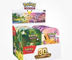 Pokemon TCG: 30th Celebration Mini Tins (10-Pack) PRESALE - Confirmed Order - Image 1