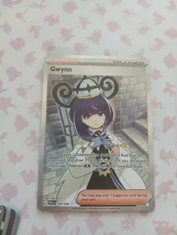Pokemon TCG Gwynn 109/084 Full Art Pitch Black NM/M - Image 3