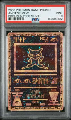 2000 Pokemon Game Movie Ancient Mew Pokemon 2000 Movie PSA 9 - Image 1