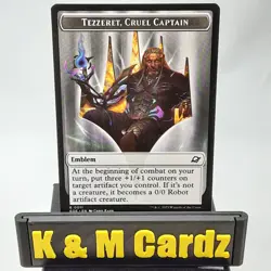 MTG - Edge of Eternities - Robot Emblem - Tezzeret, Cruel Captain - #011 - NM - Image 1